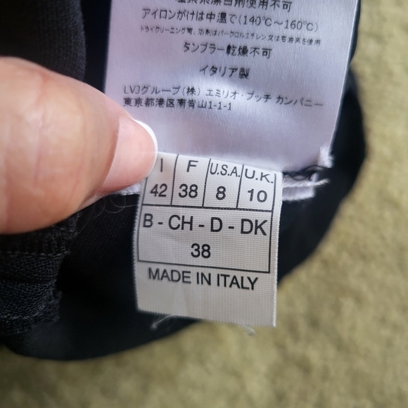 Emilio Pucci Black Sleeveless Sheath Mini Dress - Picture 7 of 10